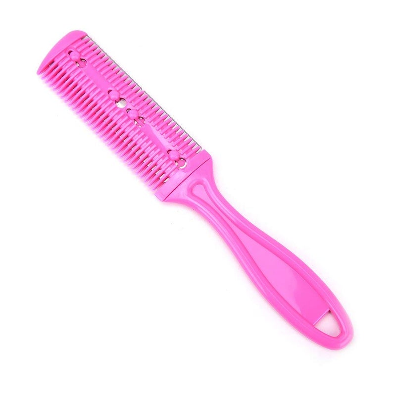 AKIRO Professional 3 Pcs Double Edge Razor Blades, Trimmer Razor Dual Side Cutting Scissors DIY Hair Thinning Comb Slim Haircuts Cutting Tool - Image 5